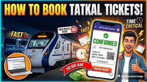 Tatkal Ticket: मिनटों में फुल हो जाती हैं सीटें! ये ट्रिक आपको दिलाएगी कन्फर्म तत्काल टिकट