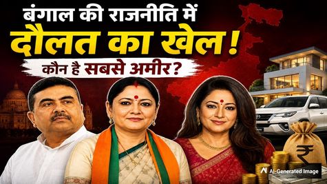 बंगाल की सियासत में दौलत का खेल, कौन है सबसे अमीर नेता? सुवेंदु अधिकारी, अग्निमित्रा पॉल या रूपा गांगुली