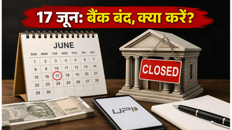 17 जून को बैंक बंद: क्या अटक जाएगा आपका पैसा? UPI और EMI पर जानें जरूरी अपडेट