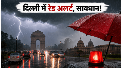 दिल्ली-एनसीआर में रेड अलर्ट: आंधी-तूफान से ठप हो सकता है आपका सफर, घर से निकलने से पहले ये जरूर पढ़ें