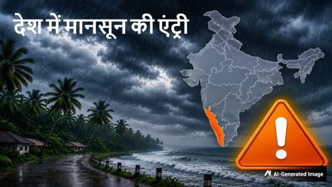 Monsoon: देश में मानसून की एंट्री! आज केरल पहुंचा, अगले 7 दिनों तक कई राज्यों में भारी बारिश का अलर्ट!
