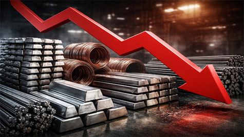 Metal Stocks में भारी गिरावट, NALCO-Hindalco करीब 5% तक फिसले, वजह क्या?
