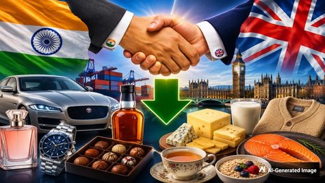 India-UK Trade Deal: लग्जरी आइटम्स अब बजट में! सस्ती होंगी स्कॉच व्हिस्की और कारें, लिस्ट देखकर चौंक जाएंगे...