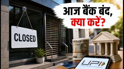 आज बैंक बंद: क्या UPI और ATM काम करेंगे? सोमवार की भीड़ से बचने के लिए अपनाएं ये टिप्स