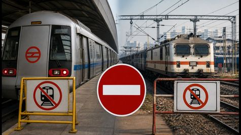 दिल्ली मेट्रो अलर्ट: आज 45 स्टेशन बंद और 45 ट्रेनें रद्द, घर से निकलने से पहले जानें ये जरूरी अपडेट