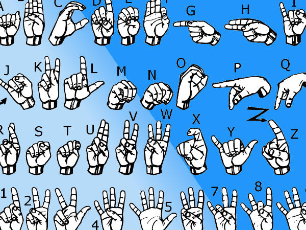 साइन लैंग्वेज इंटरप्रेटर (मूक बधिर भाषा की जानकारी)