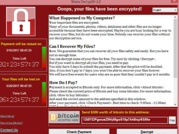 भारत पर रेनसम वेयर का बड़ा हमला
