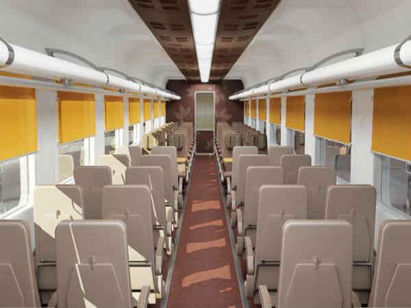 प्‍लेन की तरह सीटें कंफर्टेबल 