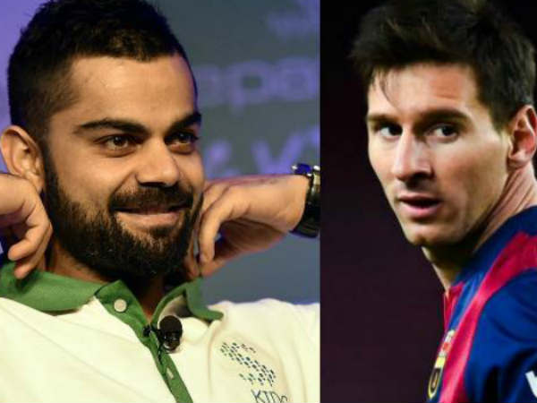 किस- किस विज्ञापन में मेसी और कोहली