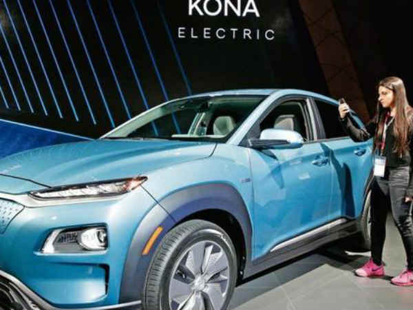 इलेक्ट्रिक वाहन कोना एसयूवी लॉन्च