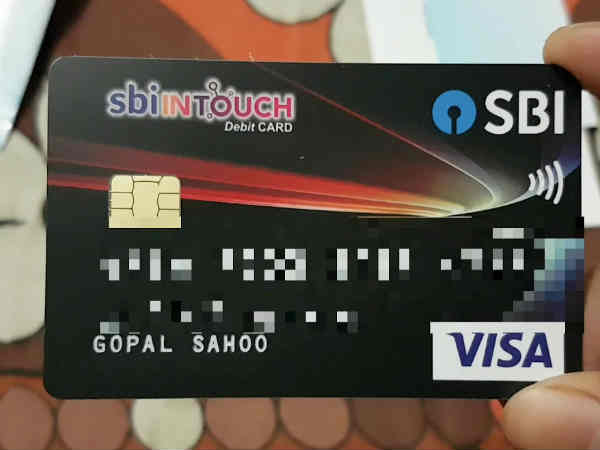  sbiINTOUCH टैप एंड गो डेबिट कार्ड