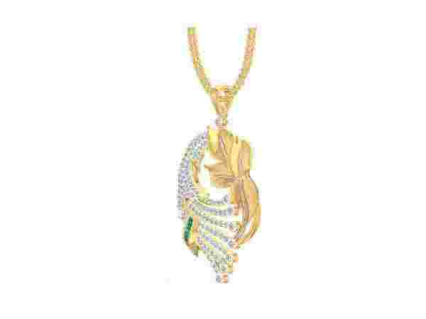  तन‍िष्‍क गोल्‍ड पेंडेंट