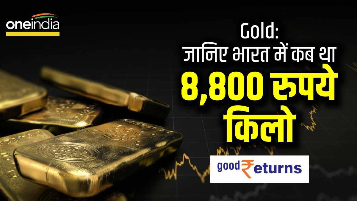 History of Gold rate in india History of Gold rate in india