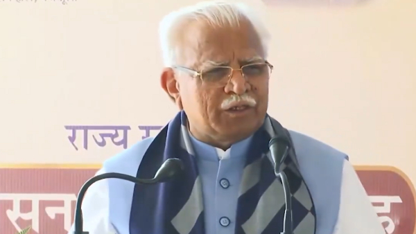 हरियाणा के मुख्यमंत्री मनोहर लाल खट्टर