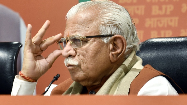 haryana cm manohar lal khattar