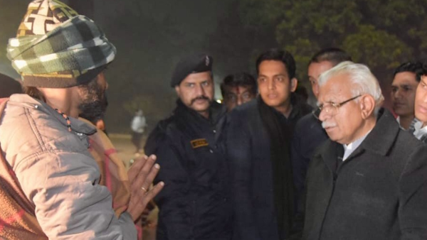 CM खट्टर ने नवनिर्मित नेशनल हॉकी स्टेडियम का किया निरीक्षण