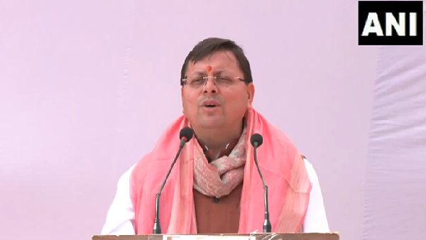 CM Pushkar Singh Dhami over Investors Summit 