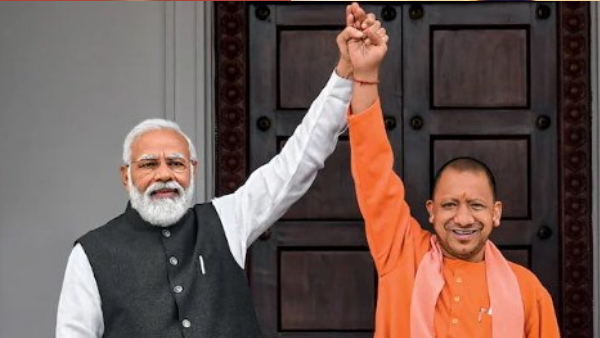 up cm yogi with pm modi