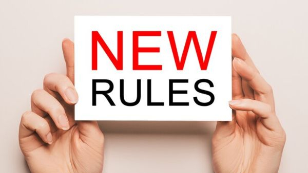 1 December new rules