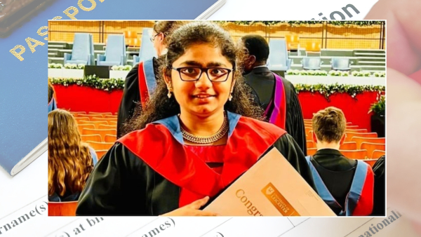 viral news Indian student