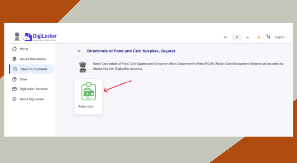 Ration Card Download Process