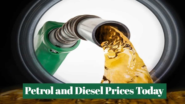 Petrol and diesel prices today