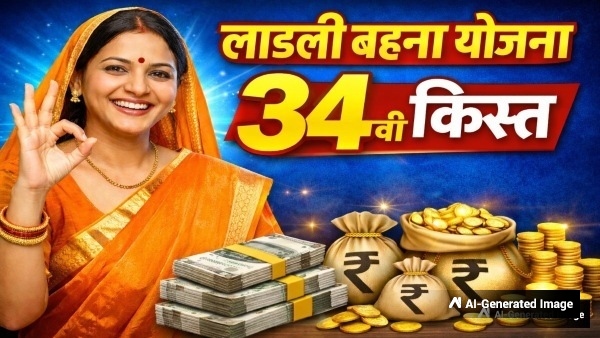 Ladli Behna Yojana 34th Kist
