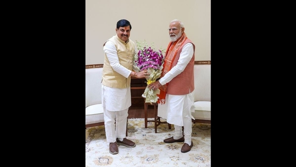 Madhya Pradesh CM Mohan Yadav Meets Modi Madhya Pradesh CM Mohan Yadav Meets Modi