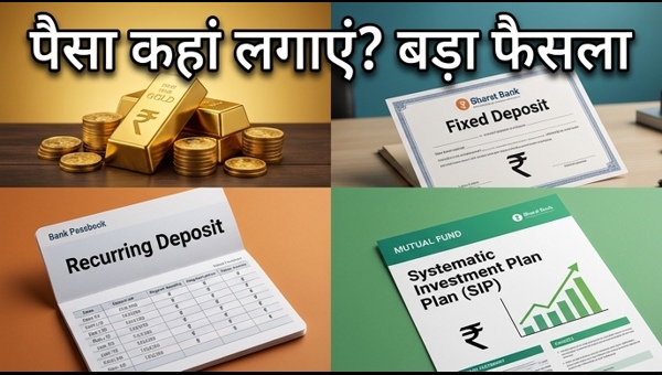 Gold Price Volatility: Should You Choose FD, RD, or SIP for Better Returns?