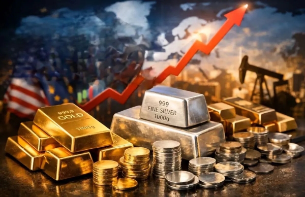 Gold gains on April 15 as dollar falls