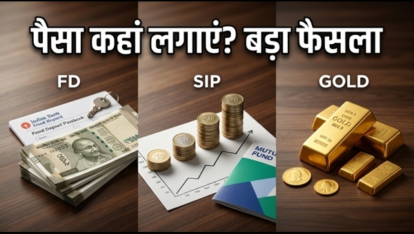 Investment Strategy: FD vs SIP vs Gold - Where to invest during market volatility?