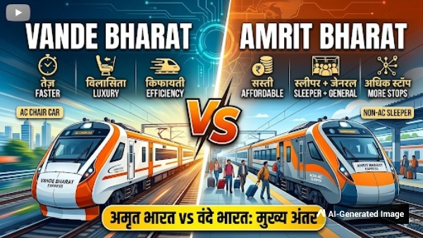 Vande Bharat Vs Amrit Bharat Train