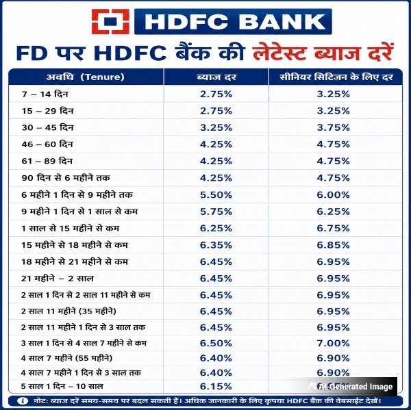 HDFC Bank RD