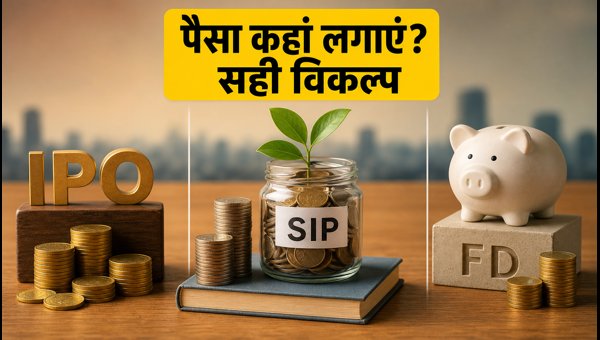 IPO vs SIP vs FD Investment Guide 2026: How to Choose the Right Option for Better Returns and Tax Savings IPO vs SIP vs FD Investment Guide 2026: How to Choose the Right Option for Better Returns and Tax Savings