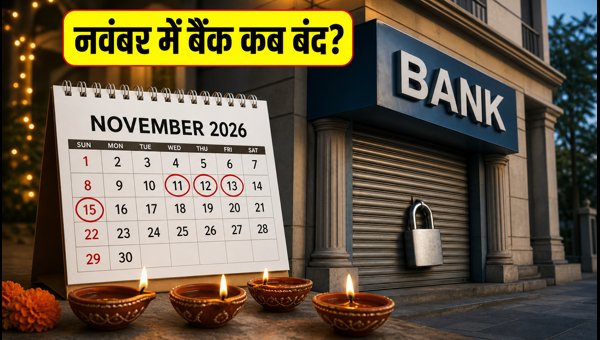 Bank Holidays November 2026: Check State-Wise List, Stock Market Closures, and Banking Services Bank Holidays November 2026: Check State-Wise List, Stock Market Closures, and Banking Services