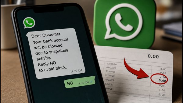 WhatsApp Debit Alert Scam: Don't Reply 'NO' to Fake Messages or Lose Your Bank Savings (2026)