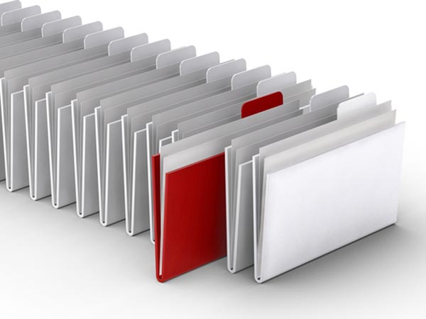 Store financial documents safely