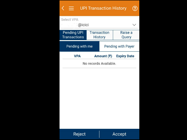 UPI Transaction History