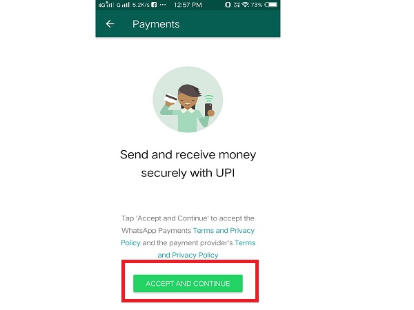 2. Accept terms and conditions