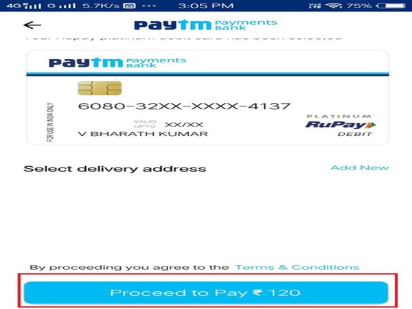 6. Application and delivery charges