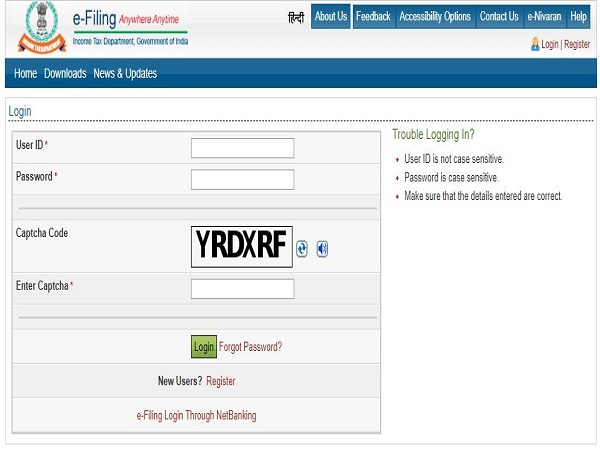 Step 6: Login into your account