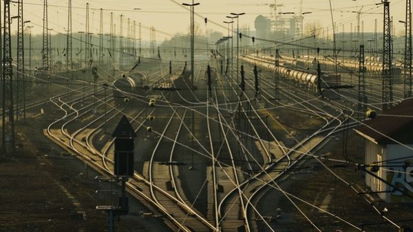 Foreign tourists enjoying festival train journey in India