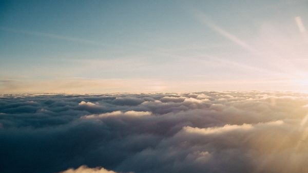 A graphic representation of factors causing a cloud burst