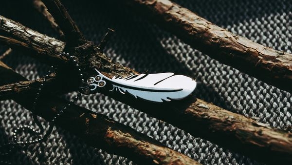 Alt text: An Indian woman showcasing intricate silver jewelry