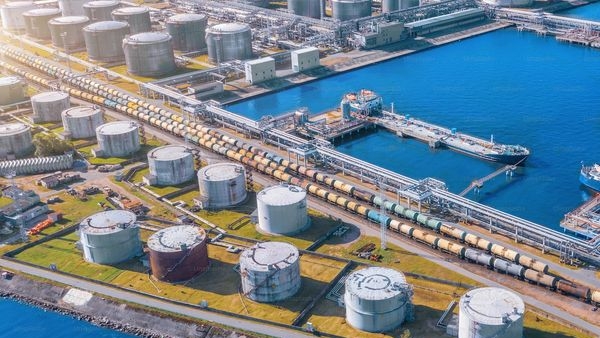 oil tanker in the sea oil tanker in the sea