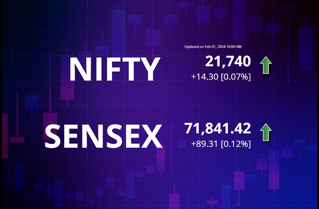Sensex, Nifty Open In Green Ahead Of Budget Announcements