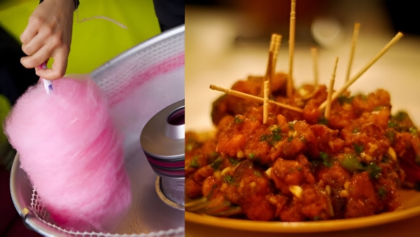 Gobi Manchurian Cotton Candy