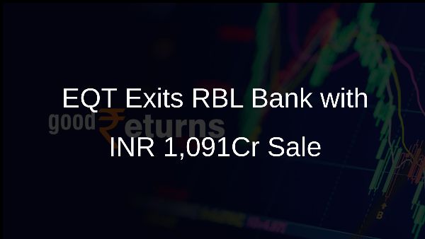 EQT Exits RBL Bank with INR 1,091Cr Sale