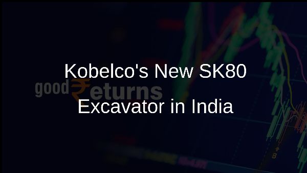 Kobelcos New SK80 Excavator in India