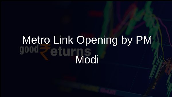 Metro Link Opening by PM Modi